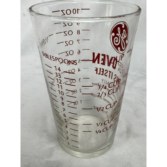 General Electric GE P7 Cleans Electrically Oven Federal Glass Measuring Cup 1963 - Picture 5 of 10